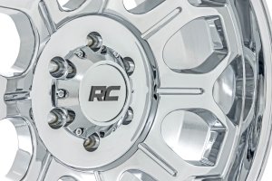 Wheel - Rough Country - 77 Series, One-Piece, 20x10, 6x135, -25mm Offset - Chrome